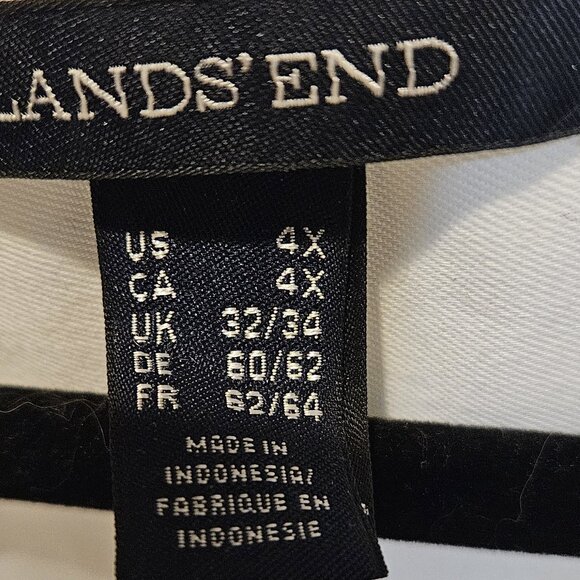 Set of 4 short sleeve Lands' End cotton button down blouses size 4X - Picture 11 of 12